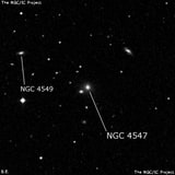 NGC 4547 - галактика. Описание NGC 4547:, Галактика в созвездии Большая Медведица