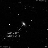 NGC 4577 - галактика. Описание NGC 4577:, Объект глубокого космоса в созвездии Дева
