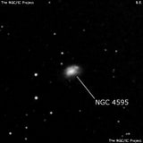 NGC 4595 - спиральная галактика с баром. Описание NGC 4595:, Галактика в созвездии Волосы Вероники