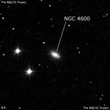 NGC 4600 - линзовидная галактика. Описание NGC 4600:, Галактика в созвездии Дева