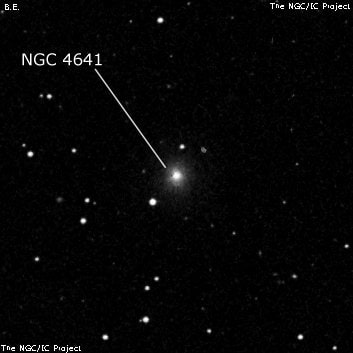NGC 4641 - линзовидная галактика. Описание NGC 4641:, Галактика в созвездии Дева