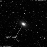 NGC 4645 - эллиптическая галактика. Описание NGC 4645:, Галактика в созвездии Центавр