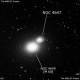 NGC 4647 - спиральная галактика с баром. Описание NGC 4647:, Галактика в созвездии Дева