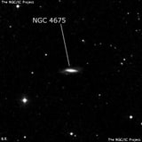 NGC 4675 - спиральная галактика с баром. Описание NGC 4675:, Галактика в созвездии Большая Медведица