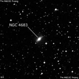NGC 4683 - спиральная галактика с баром. Описание NGC 4683:, Галактика в созвездии Центавр