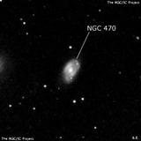 NGC 470 - спиральная галактика. Описание NGC 470:, Галактика в созвездии Рыбы