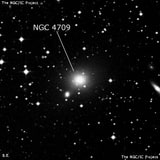 NGC 4709 - эллиптическая галактика. Описание NGC 4709:, Галактика в созвездии Центавр
