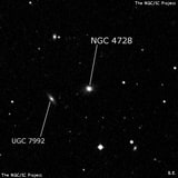 NGC 4728 - эллиптическая галактика. Описание NGC 4728:, Галактика в созвездии Волосы Вероники