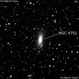 NGC 4751 - галактика. Описание NGC 4751:, Галактика в созвездии Центавр
