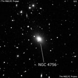 NGC 4756 - галактика. Описание NGC 4756:, Галактика в созвездии Ворон