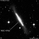 NGC 4762 - спиральная галактика с баром. Описание NGC 4762:, Галактика в созвездии Дева