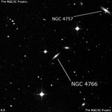 NGC 4766 - линзовидная галактика. Описание NGC 4766:, Галактика в созвездии Дева
