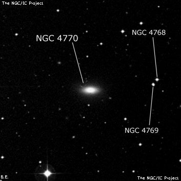 NGC 4770 - линзовидная галактика. Описание NGC 4770:, Галактика в созвездии Дева