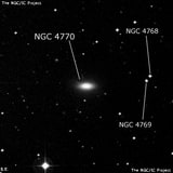 NGC 4770 - линзовидная галактика. Описание NGC 4770:, Галактика в созвездии Дева