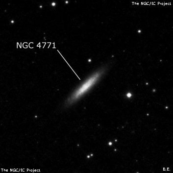 NGC 4771 - галактика. Описание NGC 4771:, Галактика в созвездии Дева