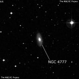 NGC 4777 - спиральная галактика. Описание NGC 4777:, Галактика в созвездии Дева