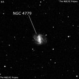 NGC 4779 - спиральная галактика с баром. Описание NGC 4779:, Галактика в созвездии Дева