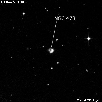 NGC 478 - галактика. Описание NGC 478:, Галактика в созвездии Кит