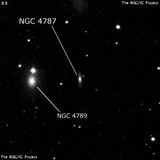 NGC 4787 - линзовидная галактика. Описание NGC 4787:, Галактика в созвездии Волосы Вероники