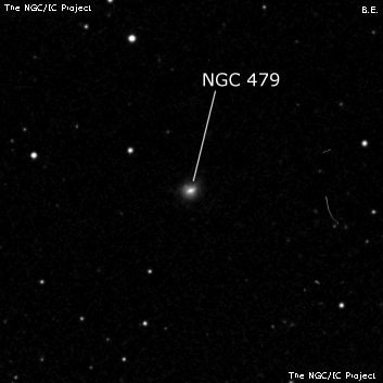 NGC 479 - галактика. Описание NGC 479:, Галактика в созвездии Рыбы
