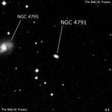 NGC 4791 - спиральная галактика. Описание NGC 4791:, Галактика в созвездии Дева