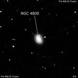 NGC 4800 - спиральная галактика. Описание NGC 4800:, Галактика в созвездии Гончие Псы