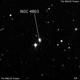 NGC 4803 - галактика. Описание NGC 4803:, Галактика в созвездии Дева