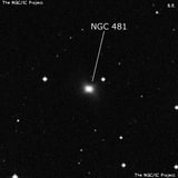 NGC 481 - галактика. Описание NGC 481:, Галактика в созвездии Кит