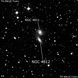 NGC 4812 - линзовидная галактика. Описание NGC 4812:, Галактика в созвездии Центавр