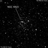 NGC 4815 - рассеянное скопление звёзд. Описание NGC 4815:, Рассеянное скопление в созвездии Муха