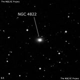 NGC 4822 - галактика. Описание NGC 4822:, Галактика в созвездии Дева