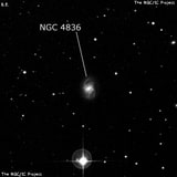 NGC 4836 - галактика. Описание NGC 4836:, Галактика в созвездии Дева