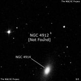 NGC 4912 - по указанным Генри Дрейером координатам, объект повторно не найден; . Описание NGC 4912:, Галактика в созвездии Волосы Вероники