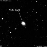 NGC 4928 - галактика. Описание NGC 4928:, Галактика в созвездии Дева