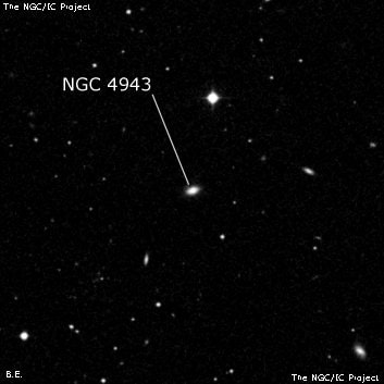 NGC 4943 - спиральная галактика с баром. Описание NGC 4943:, Галактика в созвездии Волосы Вероники