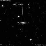 NGC 4944 - линзовидная галактика. Описание NGC 4944:, Галактика в созвездии Волосы Вероники