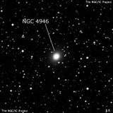 NGC 4946 - эллиптическая галактика. Описание NGC 4946:, Галактика в созвездии Центавр