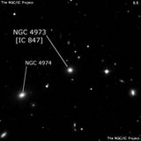 NGC 4973 - эллиптическая галактика. Описание NGC 4973:, Галактика в созвездии Большая Медведица