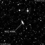 NGC 4988 - линзовидная галактика. Описание NGC 4988:, Галактика в созвездии Центавр