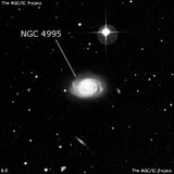 NGC 4995 - спиральная галактика с баром. Описание NGC 4995:, Галактика в созвездии Дева