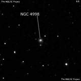 NGC 4998 - спиральная галактика. Описание NGC 4998:, Галактика в созвездии Гончие Псы