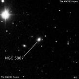 NGC 5007 - галактика. Описание NGC 5007:, Галактика в созвездии Большая Медведица