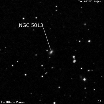 NGC 5013 - галактика. Описание NGC 5013:, Галактика в созвездии Дева