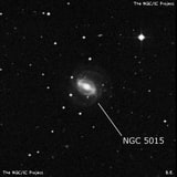 NGC 5015 - спиральная галактика с баром. Описание NGC 5015:, Галактика в созвездии Дева