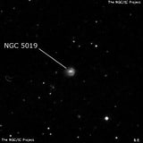 NGC 5019 - спиральная галактика с баром. Описание NGC 5019:, Галактика в созвездии Дева