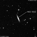 NGC 5022 - спиральная галактика. Описание NGC 5022:, Галактика в созвездии Дева