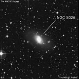 NGC 5026 - спиральная галактика с баром. Описание NGC 5026:, Галактика в созвездии Центавр