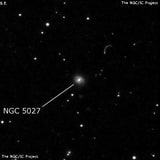 NGC 5027 - спиральная галактика с баром. Описание NGC 5027:, Галактика в созвездии Дева