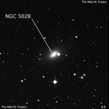 NGC 5028 - эллиптическая галактика. Описание NGC 5028:, Галактика в созвездии Дева