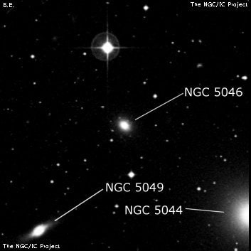 NGC 5046 - эллиптическая галактика. Описание NGC 5046:, Галактика в созвездии Дева